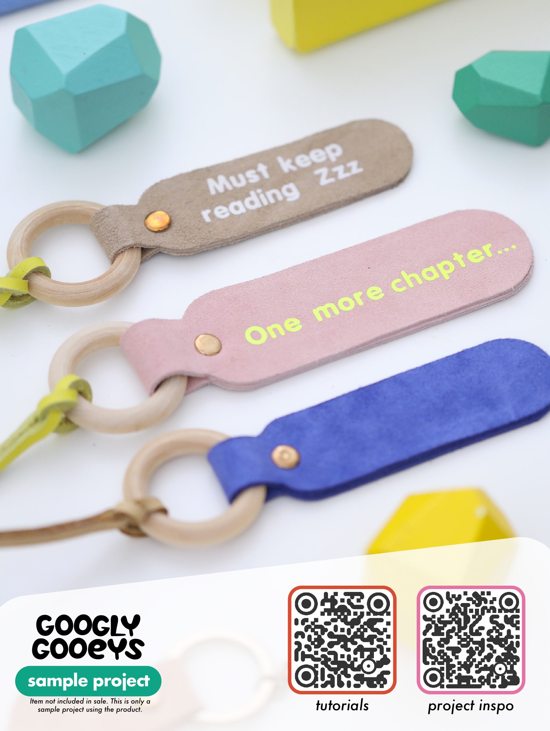 Googly Gooeys Wood Ring Keychain DIY Projects for Crafting