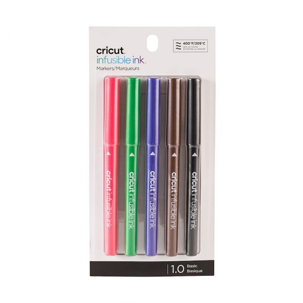 Cricut Infusible Ink Markers 1.0, Basics Set (5ct)