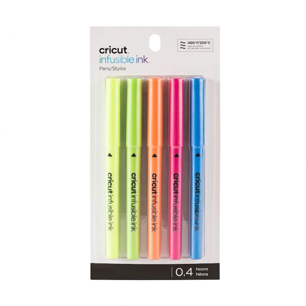 Cricut Infusible Ink Pens 0.4, Neons Set (5ct)