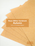 Neon Glitter Cardstock Paper | 120gsm