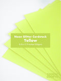 Neon Glitter Cardstock Paper | 120gsm