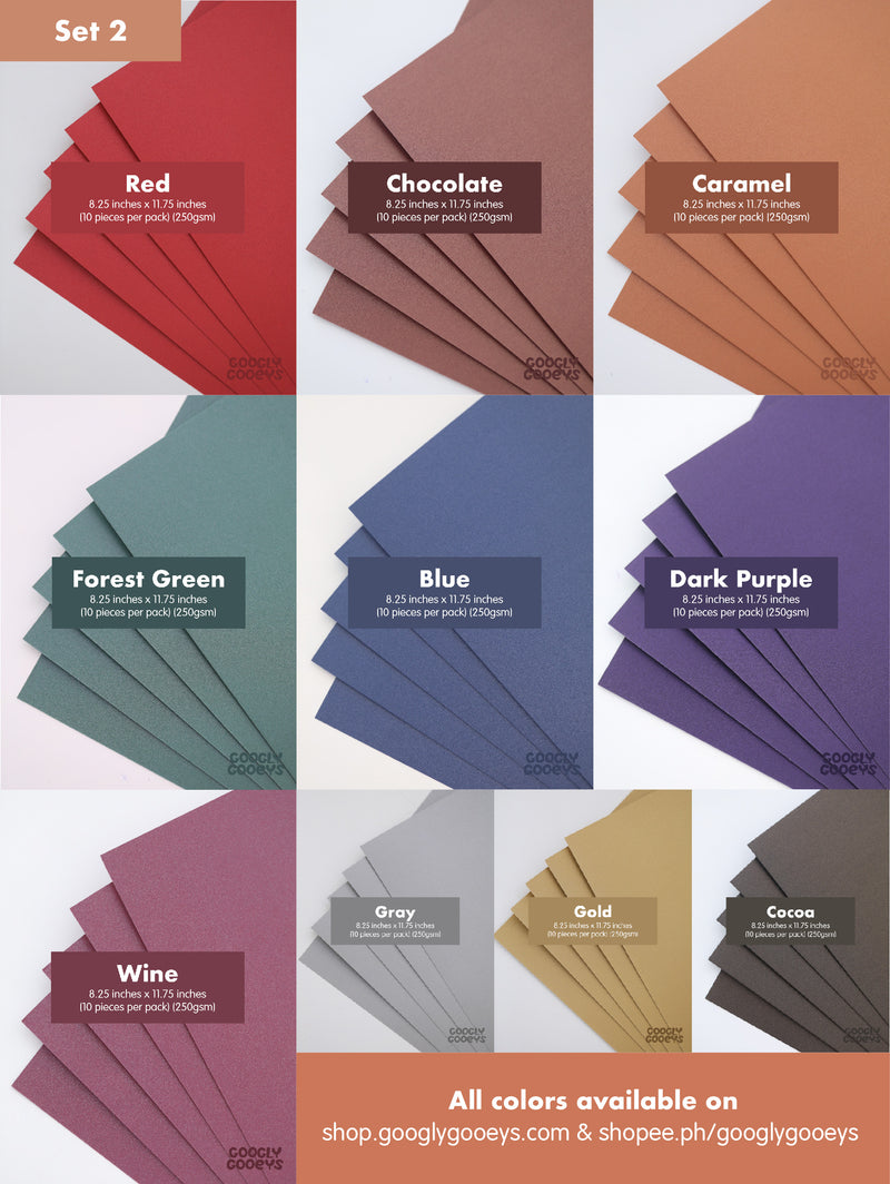 Pearl Paper Cardstock Dark & Vibrant Collection