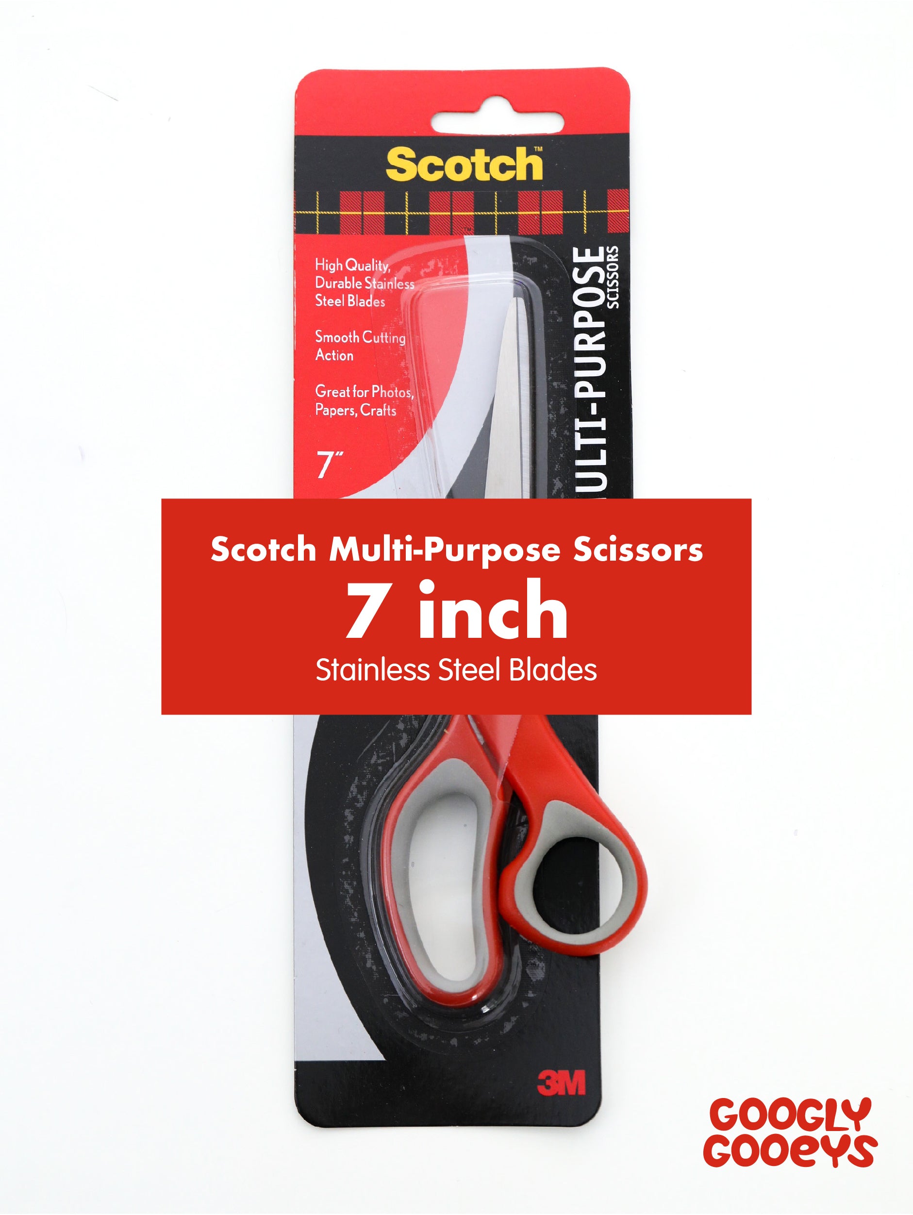 3M Scotch Multi-Purpose Stainless Steel Scissors 6" / 7" / 8"