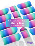 Teckwrap Rainbow Stripes Adhesive Vinyl Stickers