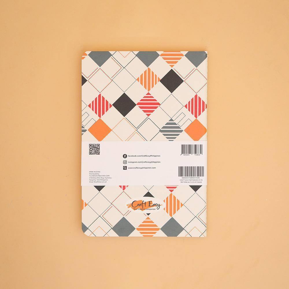 Craft Easy A5 Pattern Notebook--[Product vendor]-GooglyGooeys-DIY-Crafts-Philippines