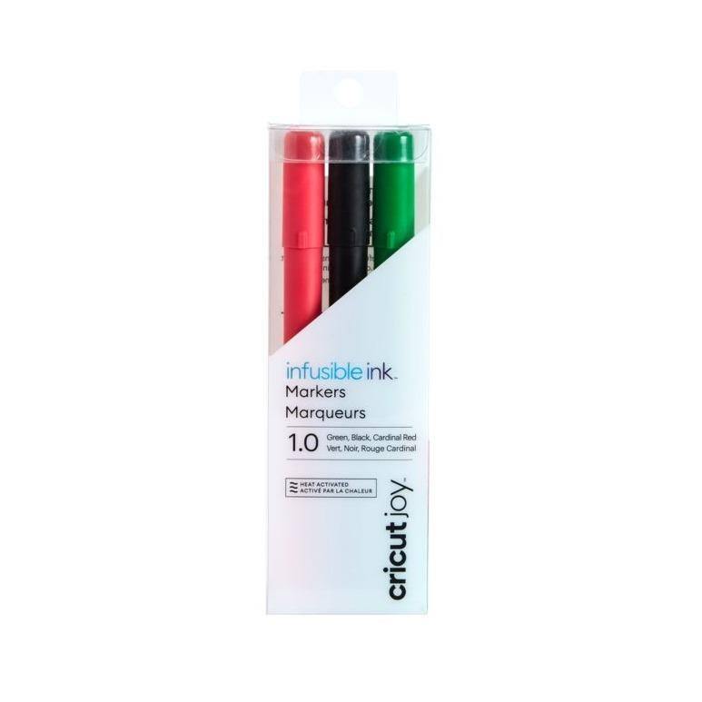 Cricut Joy Infusible Ink Markers 1.0 (3 ct) | Black, Red, Green-Cricut Joy Accessories-[Product vendor]-GooglyGooeys-DIY-Crafts-Philippines