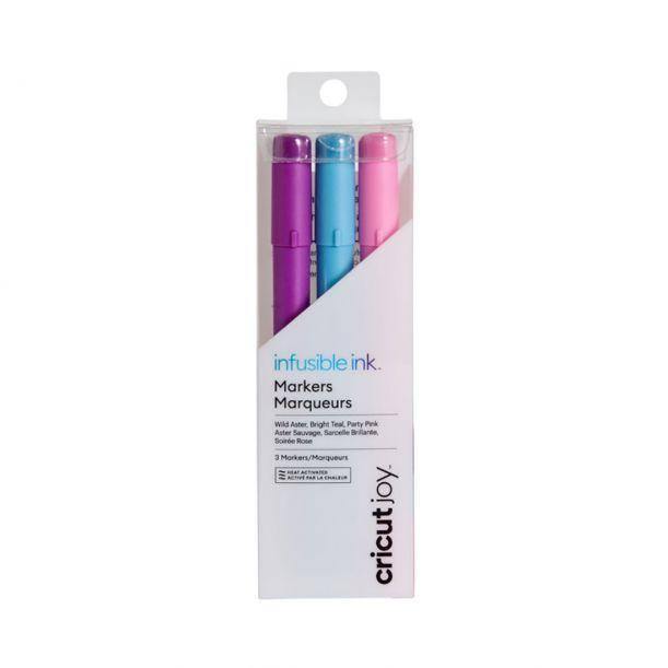 Cricut Joy Infusible Ink Markers 1.0 (3 ct) | Wild Aster, Bright Teal, Party Pink-Cricut Joy Accessories-[Product vendor]-GooglyGooeys-DIY-Crafts-Philippines