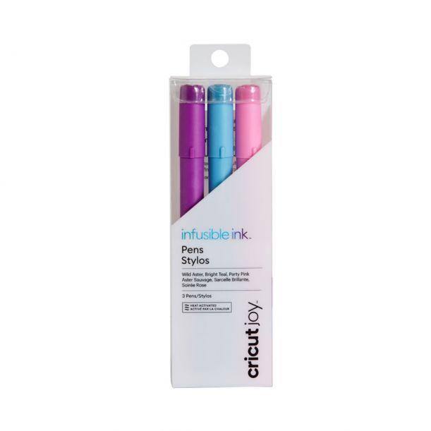 Cricut Joy Infusible Ink Pens 0.4, (3 ct) | Wild Aster, Bright Teal, Party Pink-Cricut Joy Accessories-[Product vendor]-GooglyGooeys-DIY-Crafts-Philippines