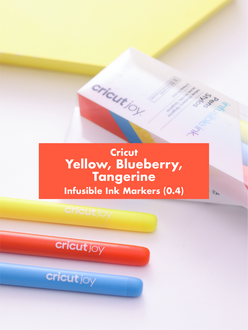 Cricut Joy Infusible Ink Pens 0.4, (3 ct) | Yellow, Blueberry, Tangerine-Cricut Joy Accessories-GooglyGooeys | Cricut | Arts Craft and DIY Store based in the Philippines