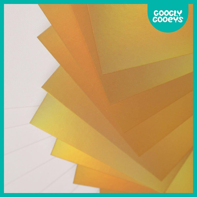 Cricut Joy Insert Cards, Cream/Gold Matte Holographic-Cricut Joy Accessories-[Product vendor]-GooglyGooeys-DIY-Crafts-Philippines