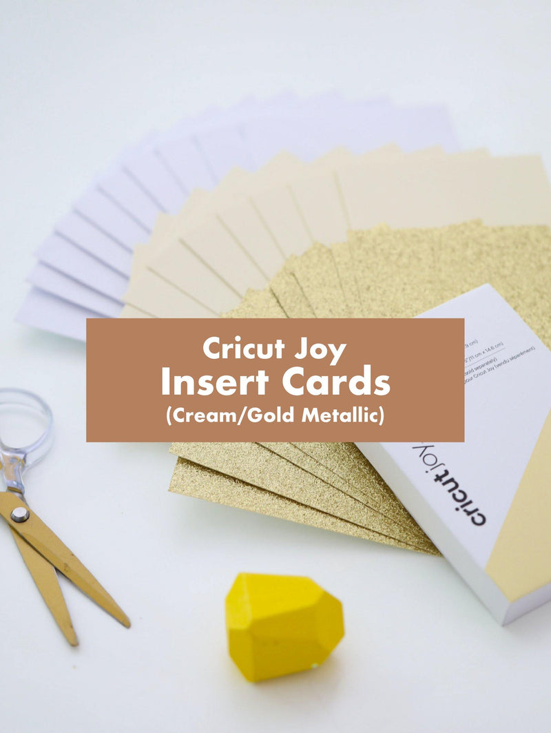 Cricut Joy Insert Cards, Cream/Gold Metallic--GooglyGooeys | Cricut | Arts Craft and DIY Store based in the Philippines