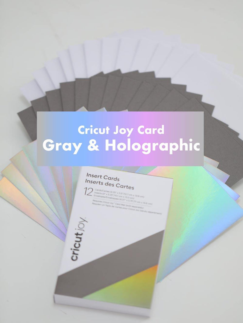 Cricut Joy Insert Cards, Gray/Silver Matte Holographic-Cricut Joy Accessories-GooglyGooeys | Cricut | Arts Craft and DIY Store based in the Philippines