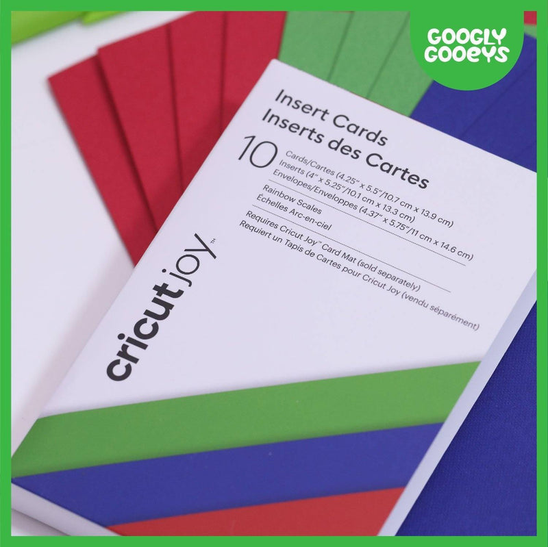 Cricut Insert Cards, Rainbow Scales Sampler