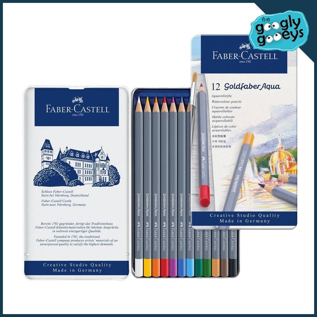 Faber-Castell Goldfaber Watercolour Pencil 12 Color Sets