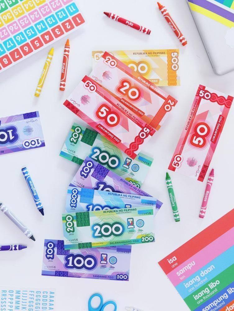 Free Filipino Printable: GooglyGooeys - Philippine Play Money