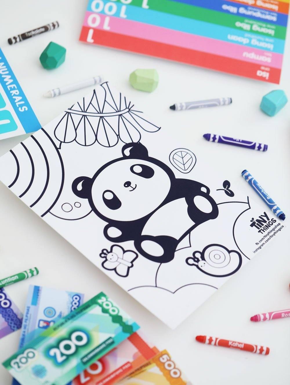 Free Printable: Tiny Buds Chabee Activity and Coloring Worksheets