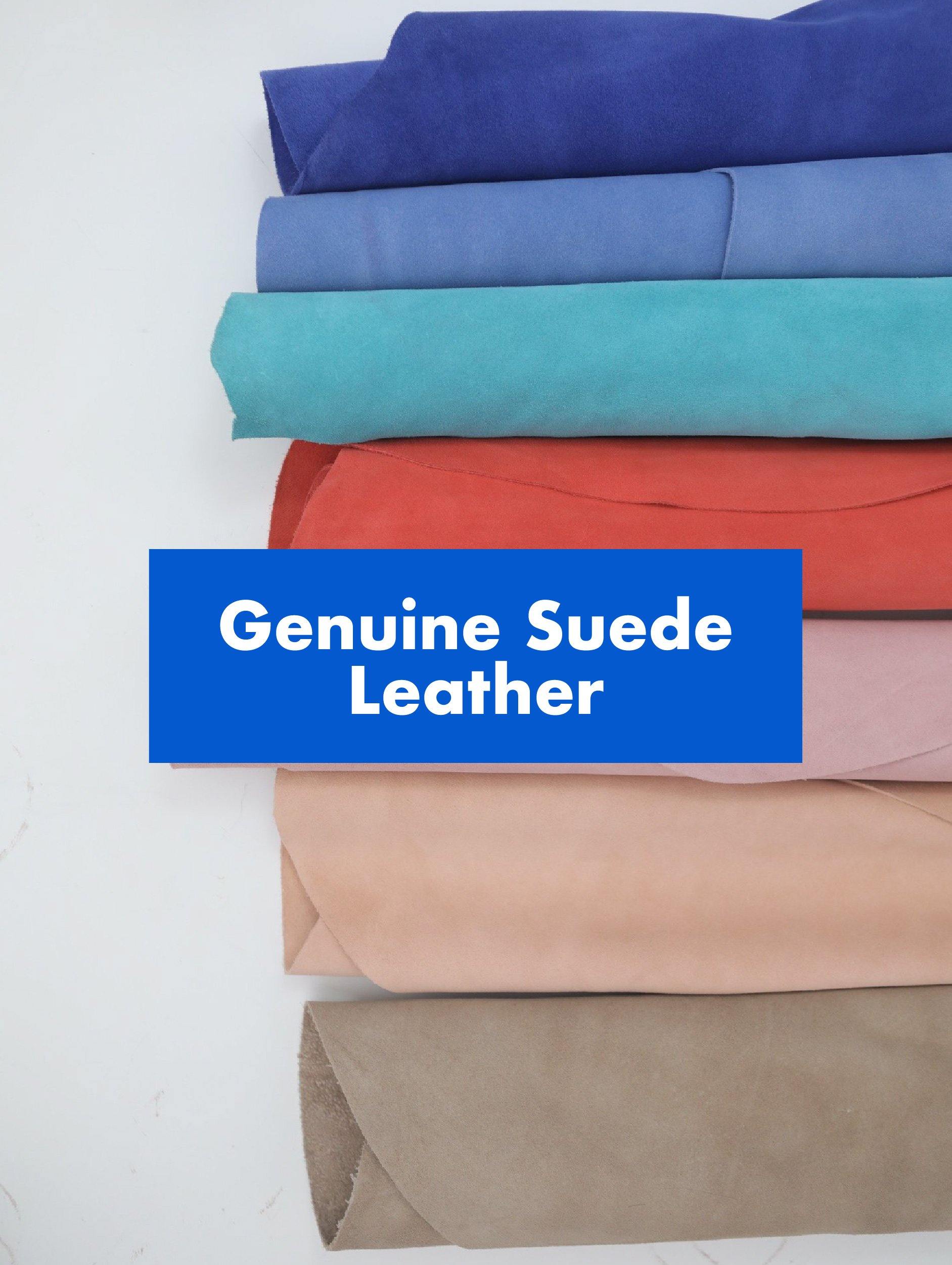Genuine Leather Suede (Cut Size 12 inch x 12 inch)-Leather-GooglyGooeys | Cricut | Arts Craft and DIY Store based in the Philippines