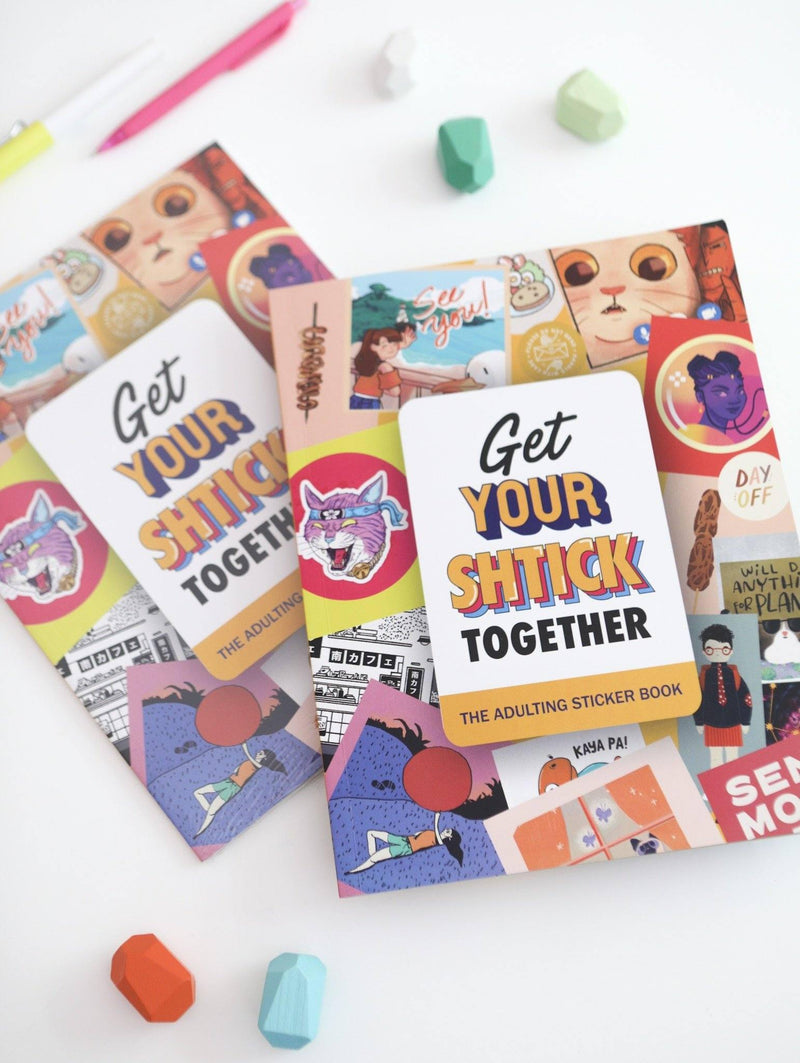 Get Your Shtick Together The Adulting Sticker Book-Merch-[Product vendor]-GooglyGooeys-DIY-Crafts-Philippines