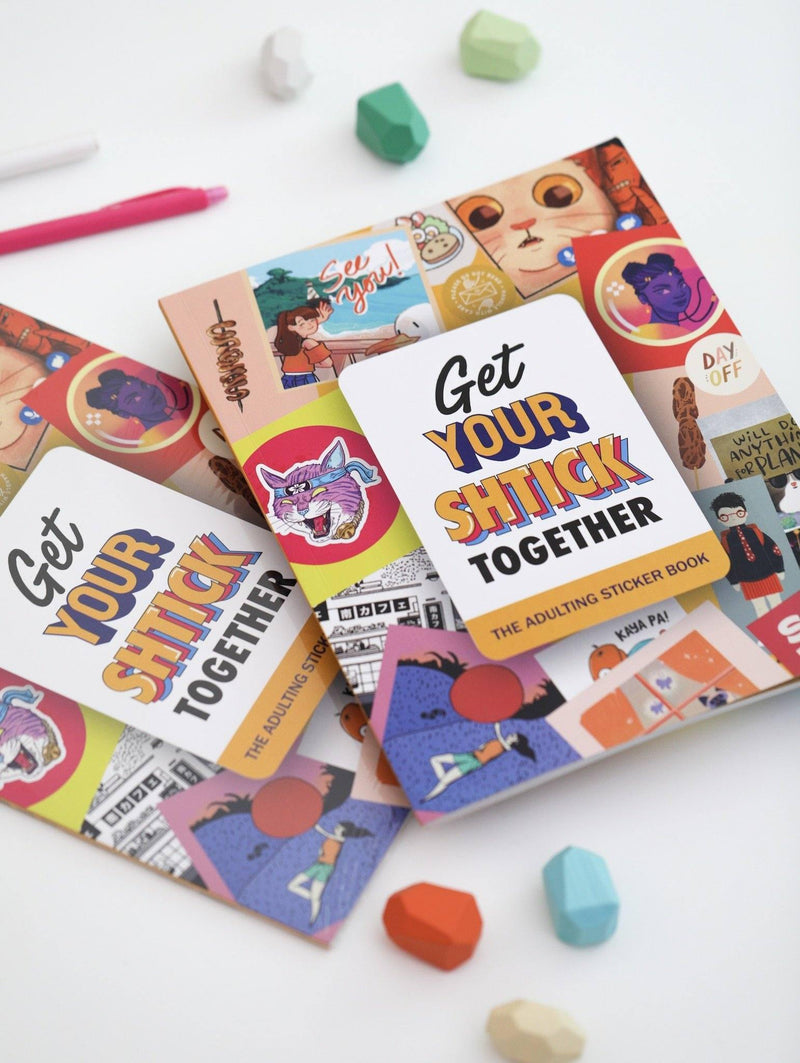 Get Your Shtick Together The Adulting Sticker Book-Merch-[Product vendor]-GooglyGooeys-DIY-Crafts-Philippines