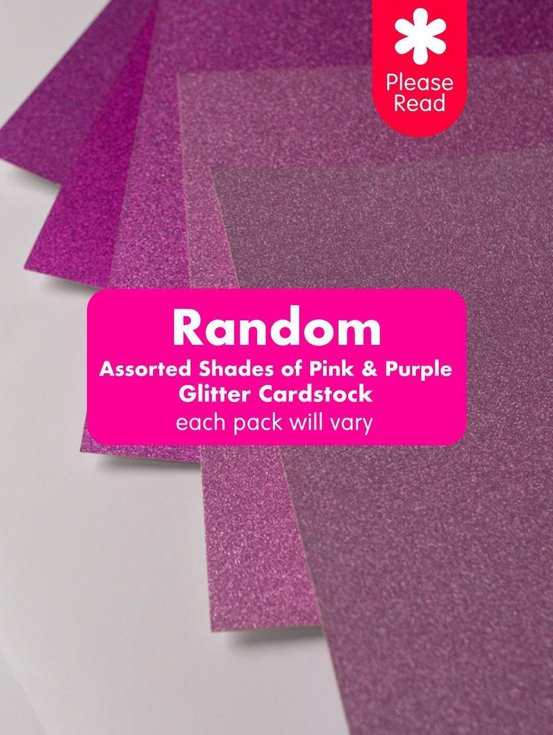Glitter Cardstock Assorted Shade Colors, DIY Crafting Projects Art Hobby  Cricut DIY Crafting & Hobby Store