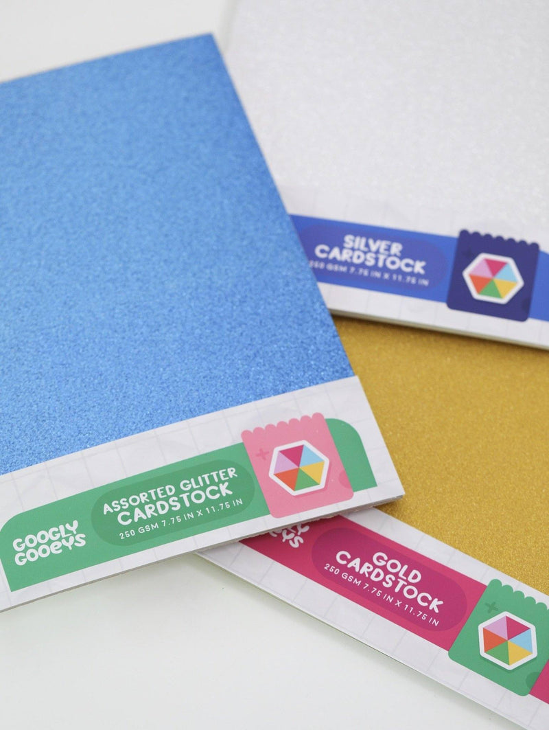 Glitter Cardstock--[Product vendor]-GooglyGooeys-DIY-Crafts-Philippines