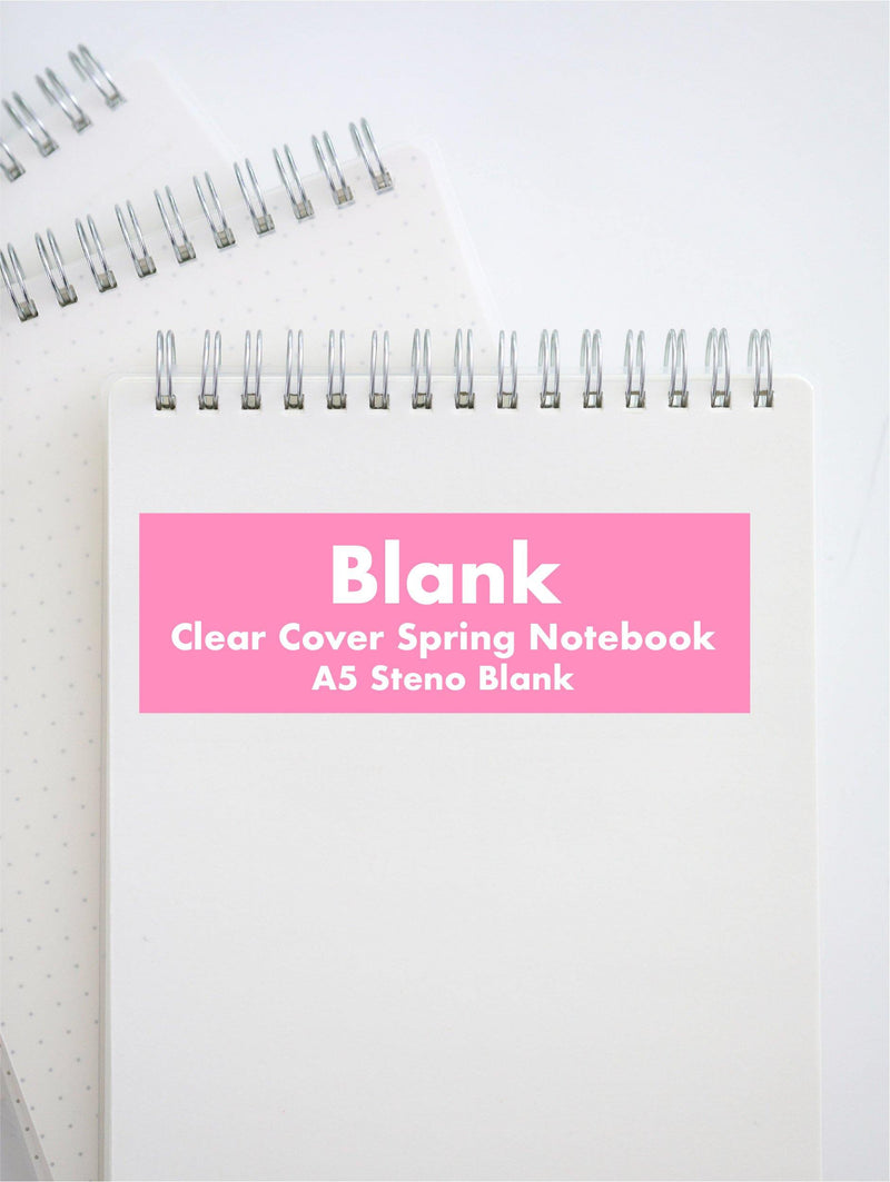 Googly Gooeys Clear Cover Spring Notebook (A5)-Notebooks-GooglyGooeys | Cricut | Arts Craft and DIY Store based in the Philippines
