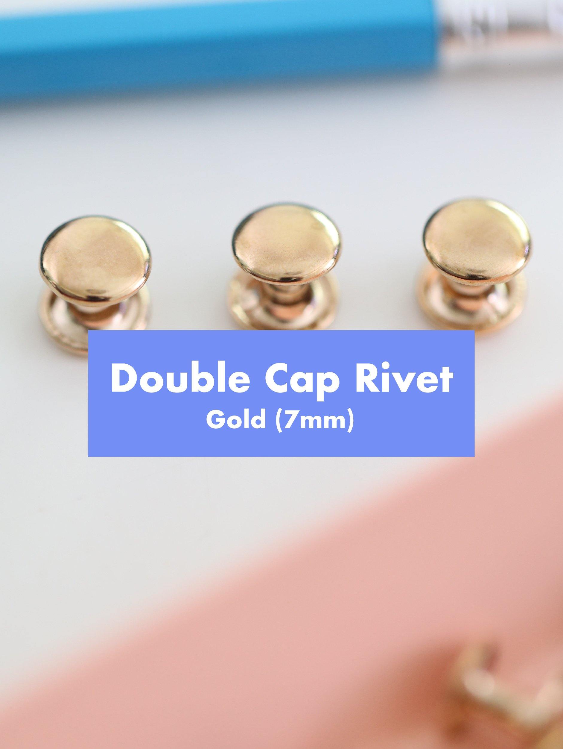 Googly Gooeys Double Cap Rivet Remache 7mm | DIY Souvenir Accessories (40 pairs) Gold-Accessories-GooglyGooeys | Cricut | Arts Craft and DIY Store based in the Philippines