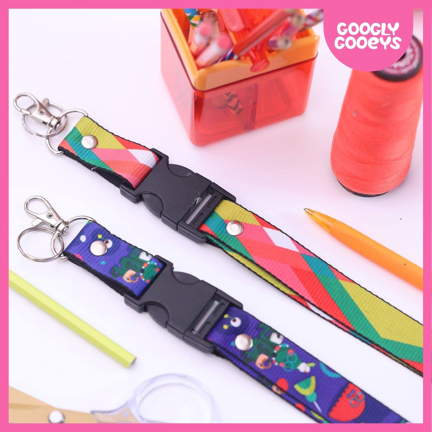 Googly Gooeys Merch - Lanyards (Lines)-Merch-[Product vendor]-GooglyGooeys-DIY-Crafts-Philippines