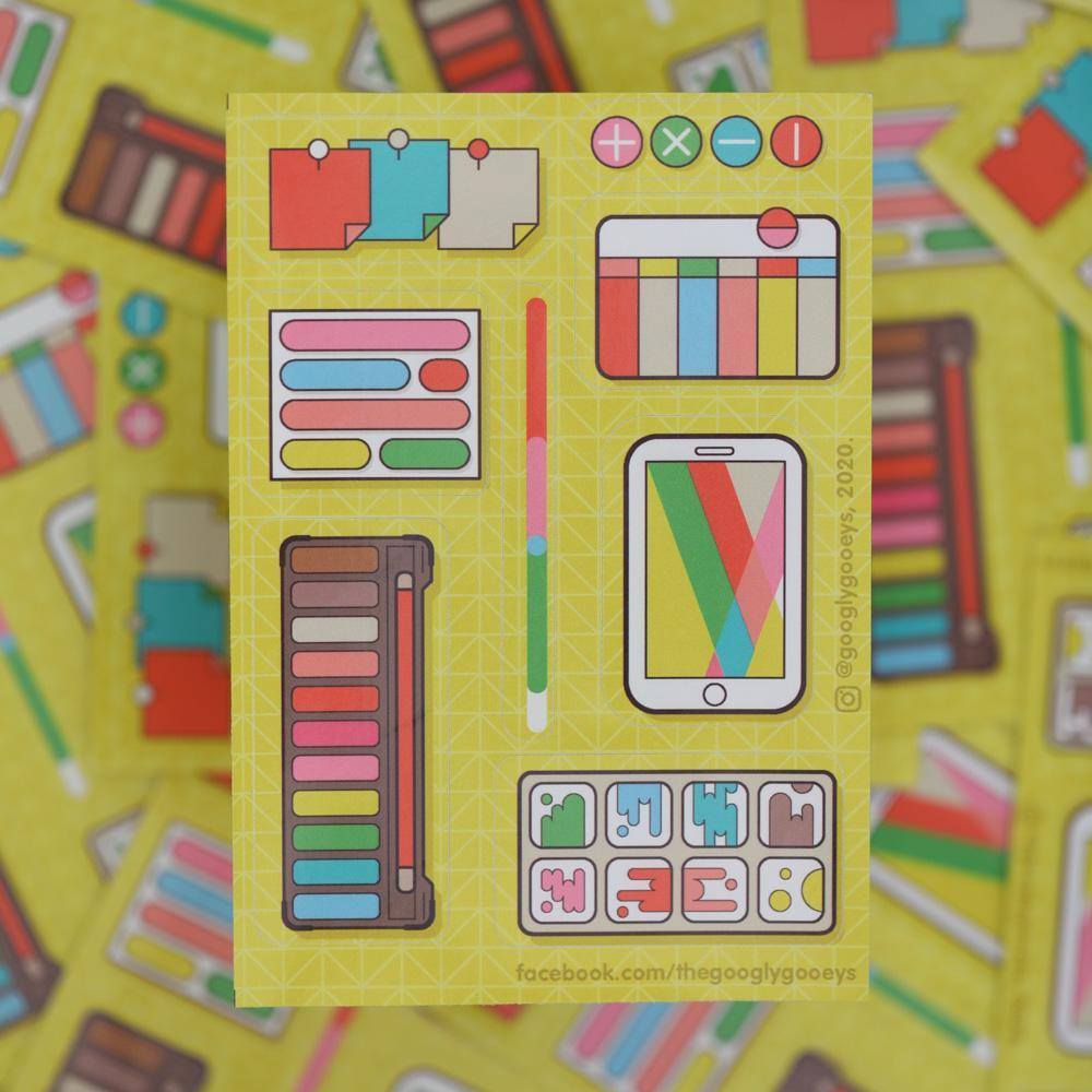 Googly Gooeys Merch - Stickers (Office Supplies)-Merch-[Product vendor]-GooglyGooeys-DIY-Crafts-Philippines