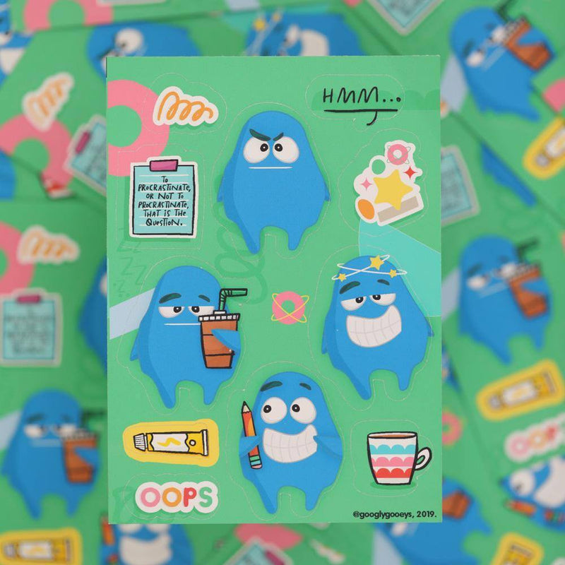 Googly Gooeys Merch - Stickers (Ponggo)-Merch-[Product vendor]-GooglyGooeys-DIY-Crafts-Philippines