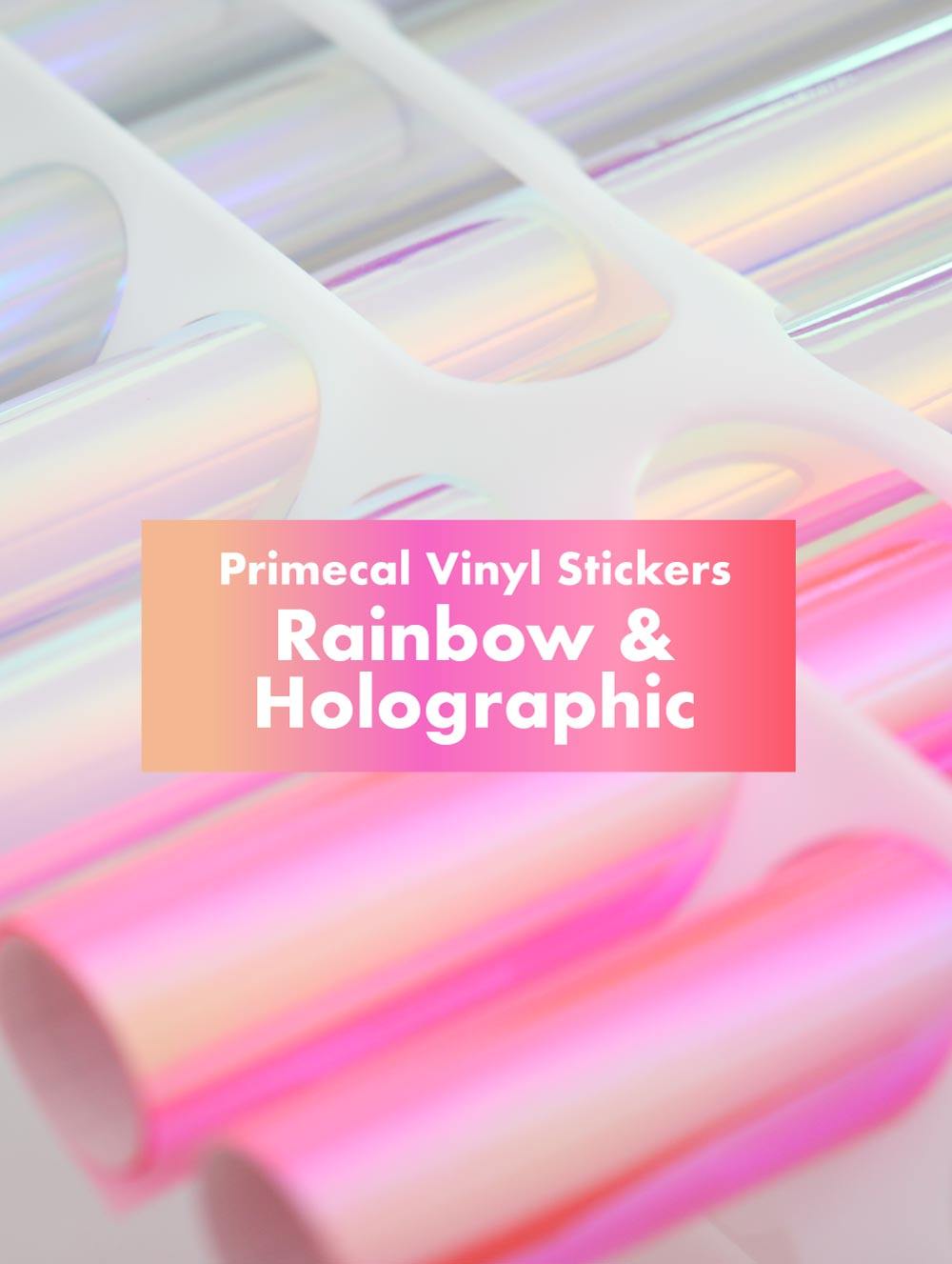 Primecal Rainbow Opal Holographic Vinyl Stickers--GooglyGooeys | Cricut | Arts Craft and DIY Store based in the Philippines