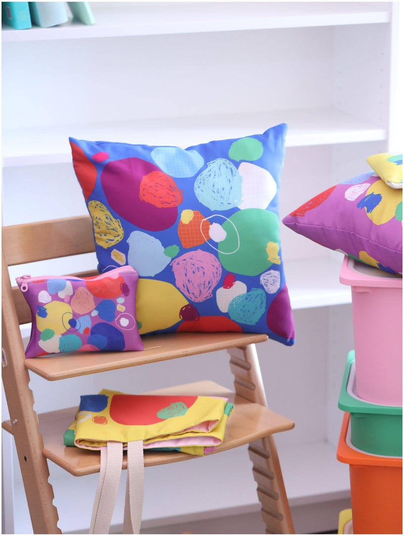Riley x Googly Gooeys: Abstract Square Pillow--[Product vendor]-GooglyGooeys-DIY-Crafts-Philippines