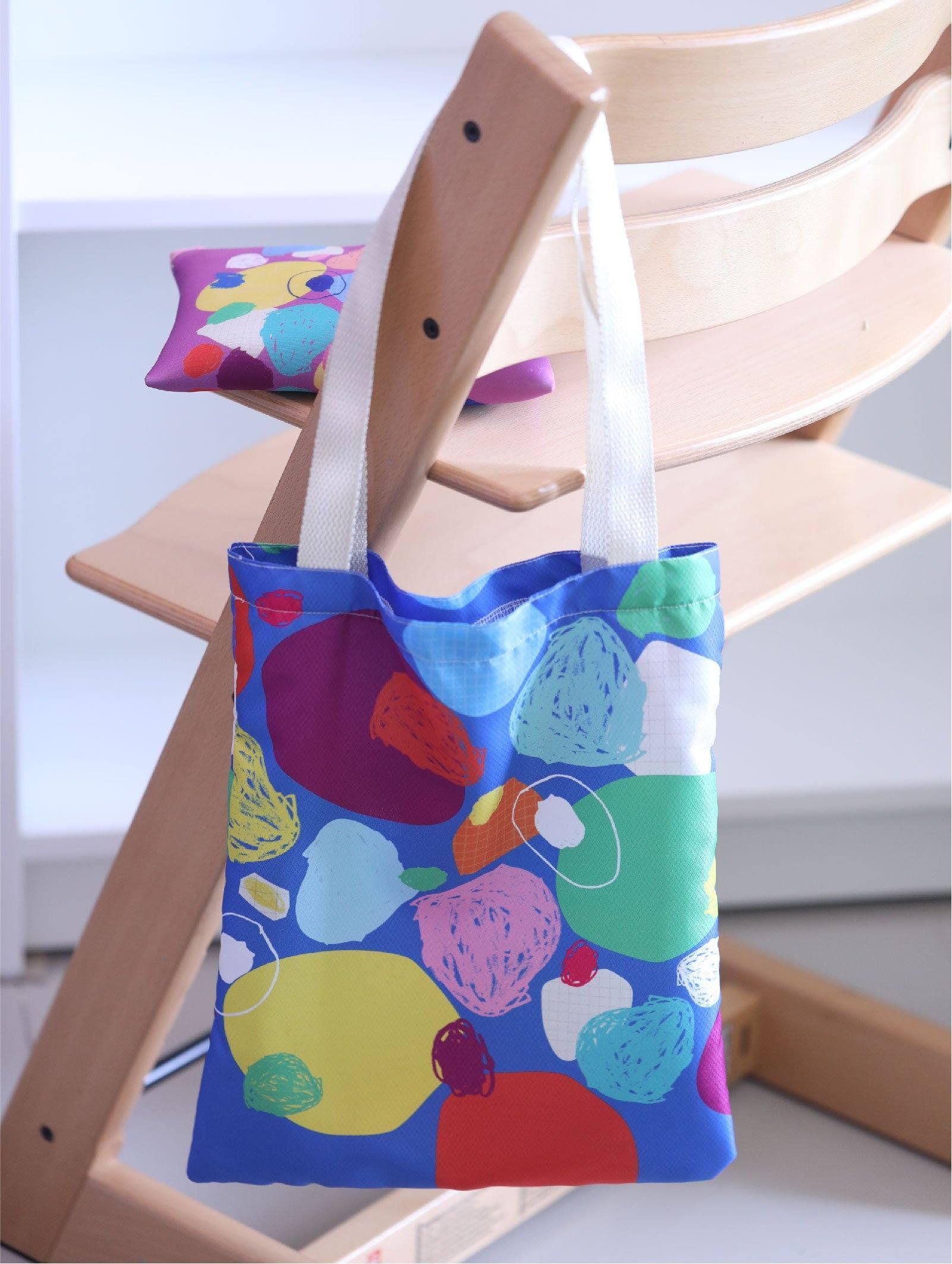 Riley x Googly Gooeys: Small Abstract Tote Bag--[Product vendor]-GooglyGooeys-DIY-Crafts-Philippines