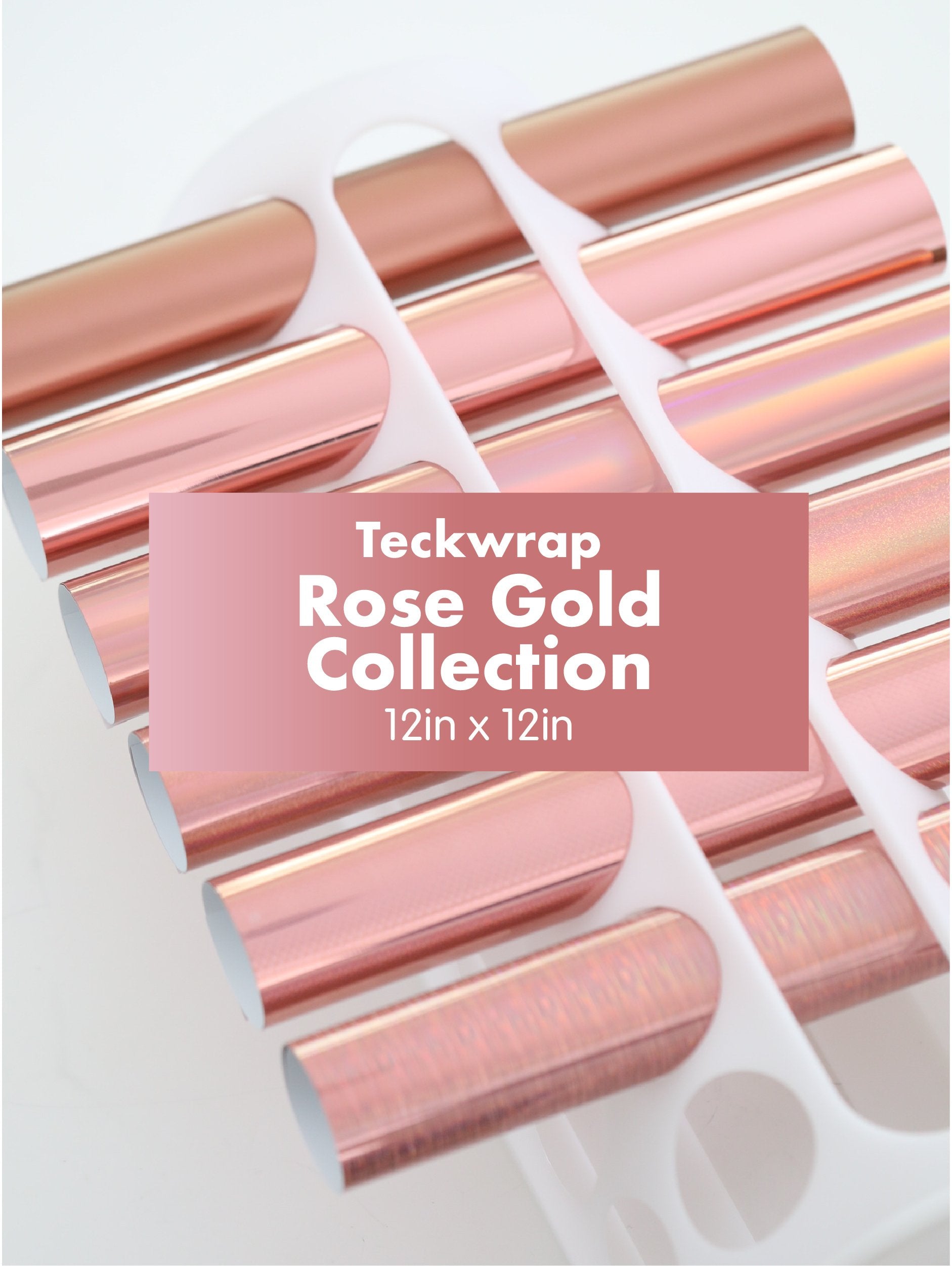 Teckwrap Rose Gold Collection Adhesive Vinyl Stickers