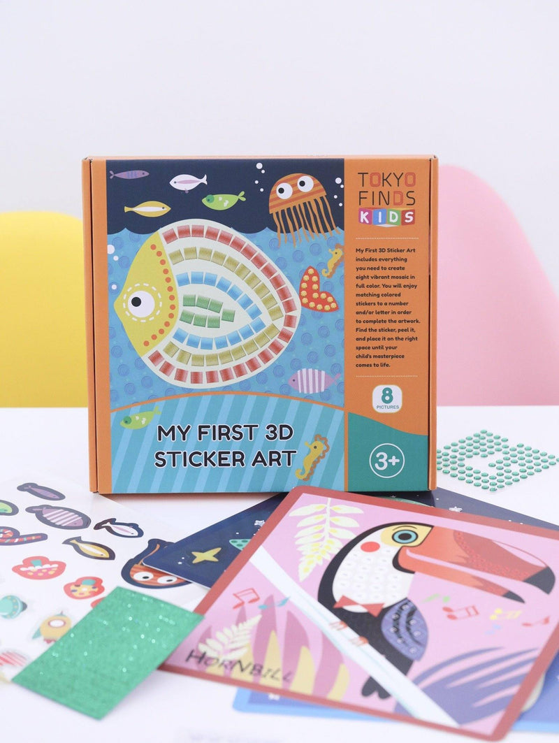 Tokyo Finds Kids My First 3D Sticker Art-Tokyo Finds-[Product vendor]-GooglyGooeys-DIY-Crafts-Philippines